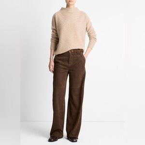 Vince Donegal Cashmere Funnel-Neck Sweater